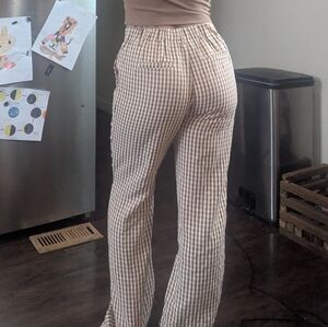 Luca + Grae Gingham Pants Size Medium
